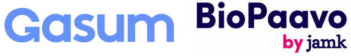 Logos of Gasum Ltd. and BioPaavo